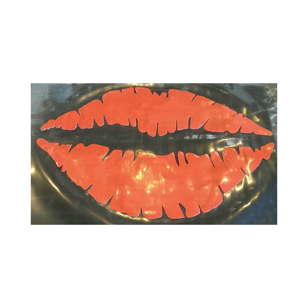 Latex Kiss Lips Dress