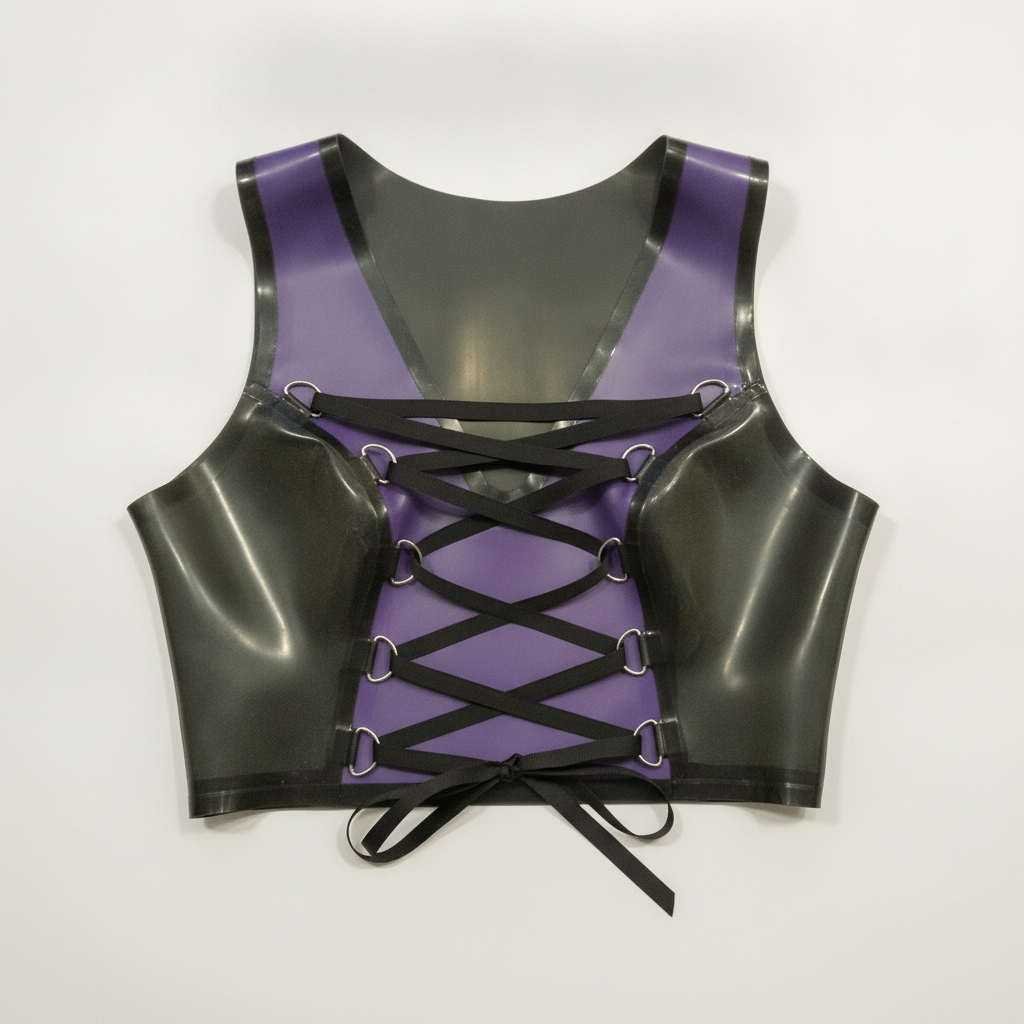 Latex D Ring Top