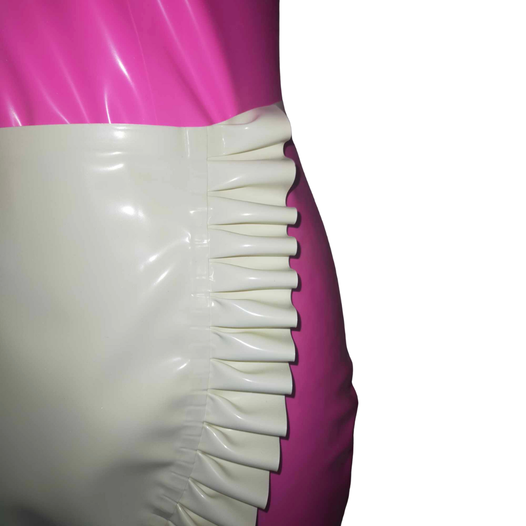 Latex Maid Dress with Apron