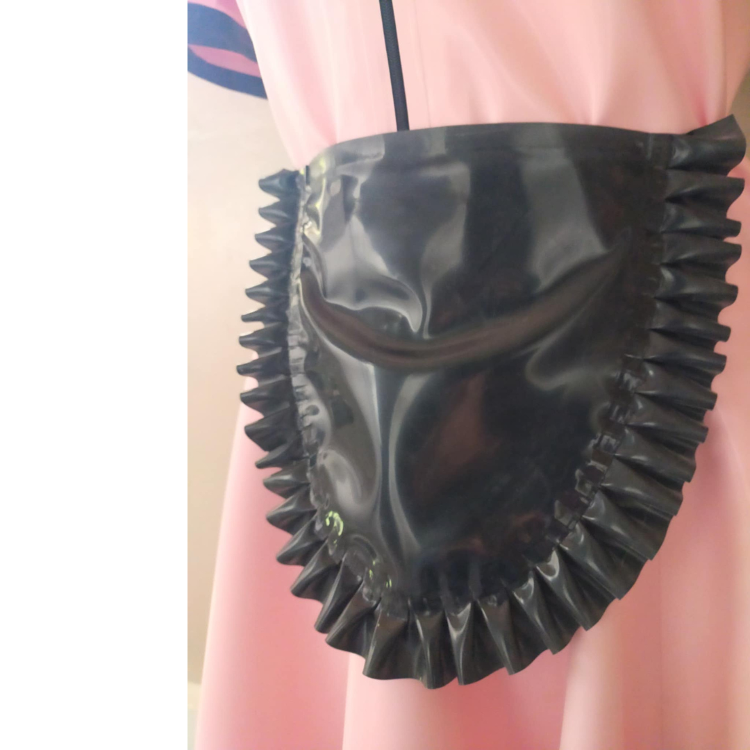 Puff Sleeve Latex Maid Dress