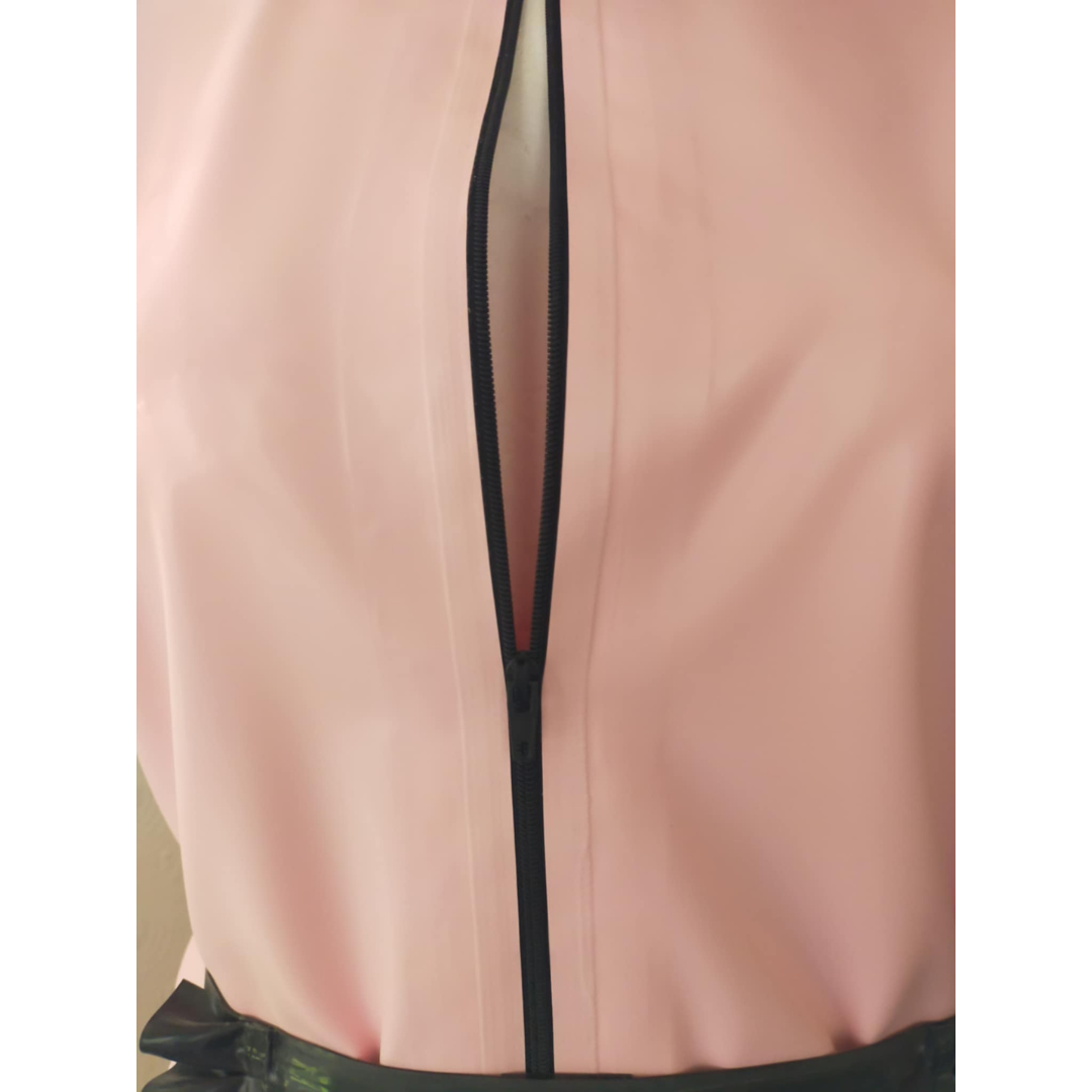 Puff Sleeve Latex Maid Dress