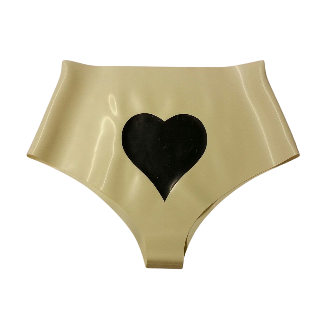 Latex Knickers with Heart