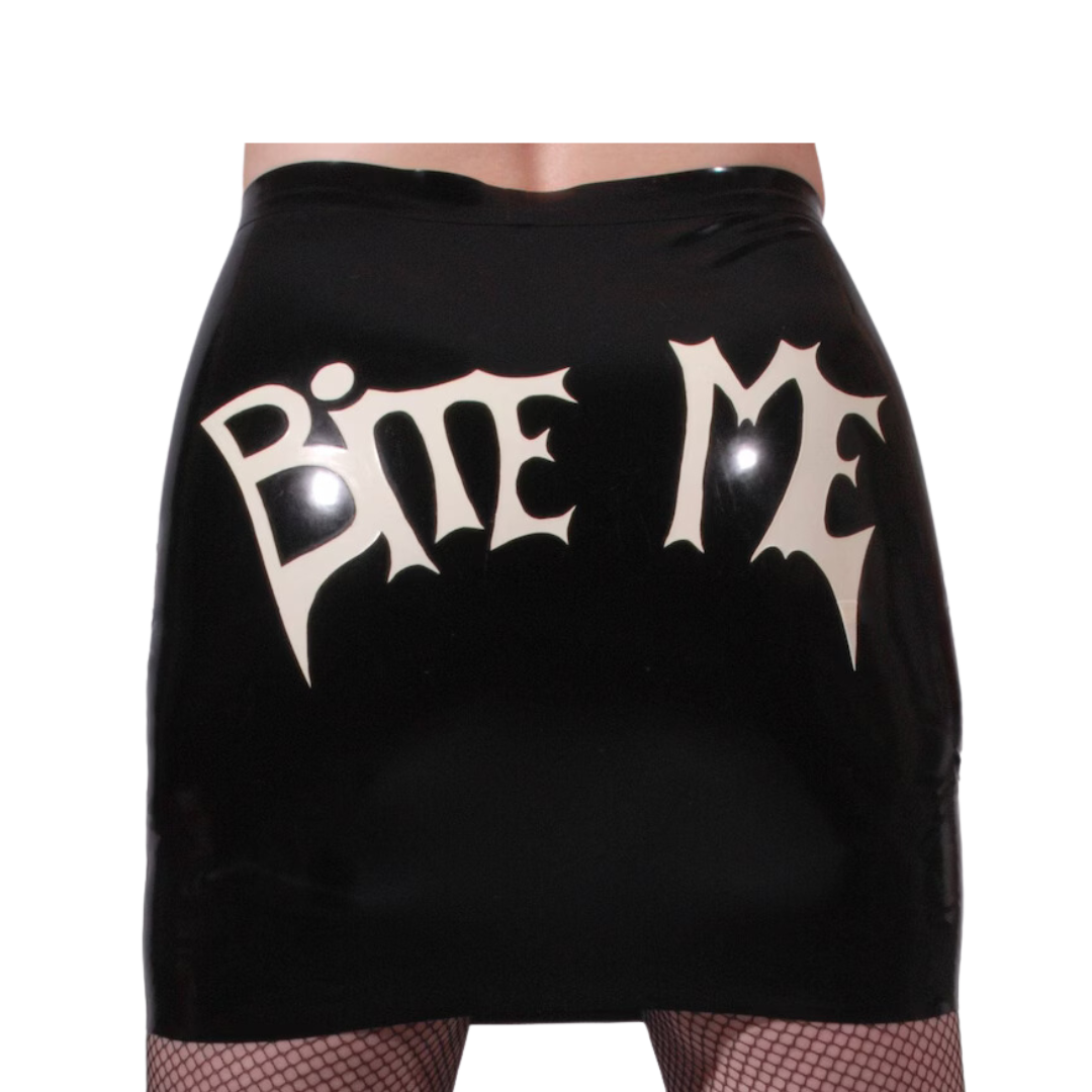 Bite Me Latex Skirt