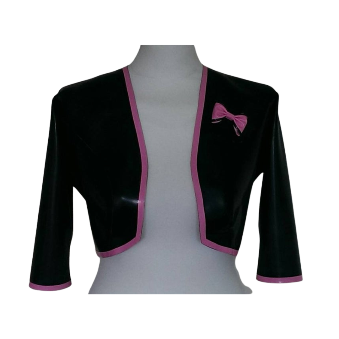 Latex Bolero Jacket with Bow