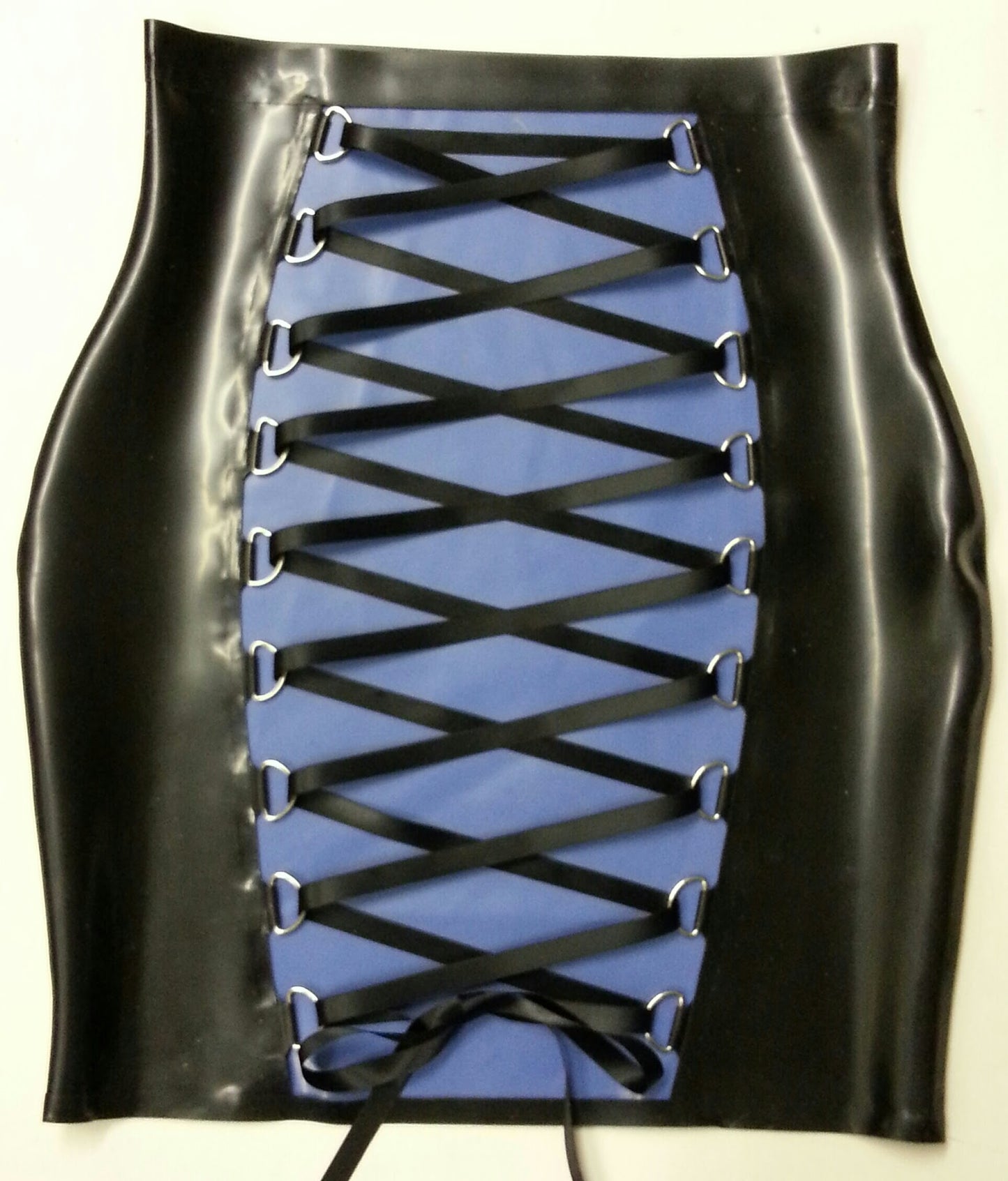 Latex Corset Mini Skirt