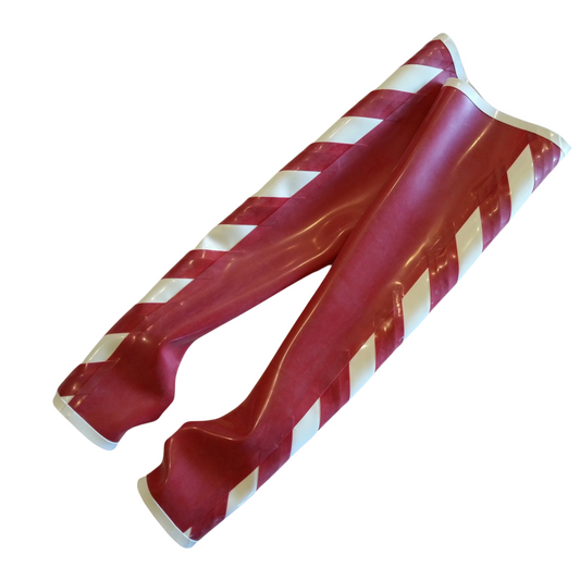 Candy Cane Latex Gloves