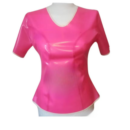 Fitted Latex T Shirt