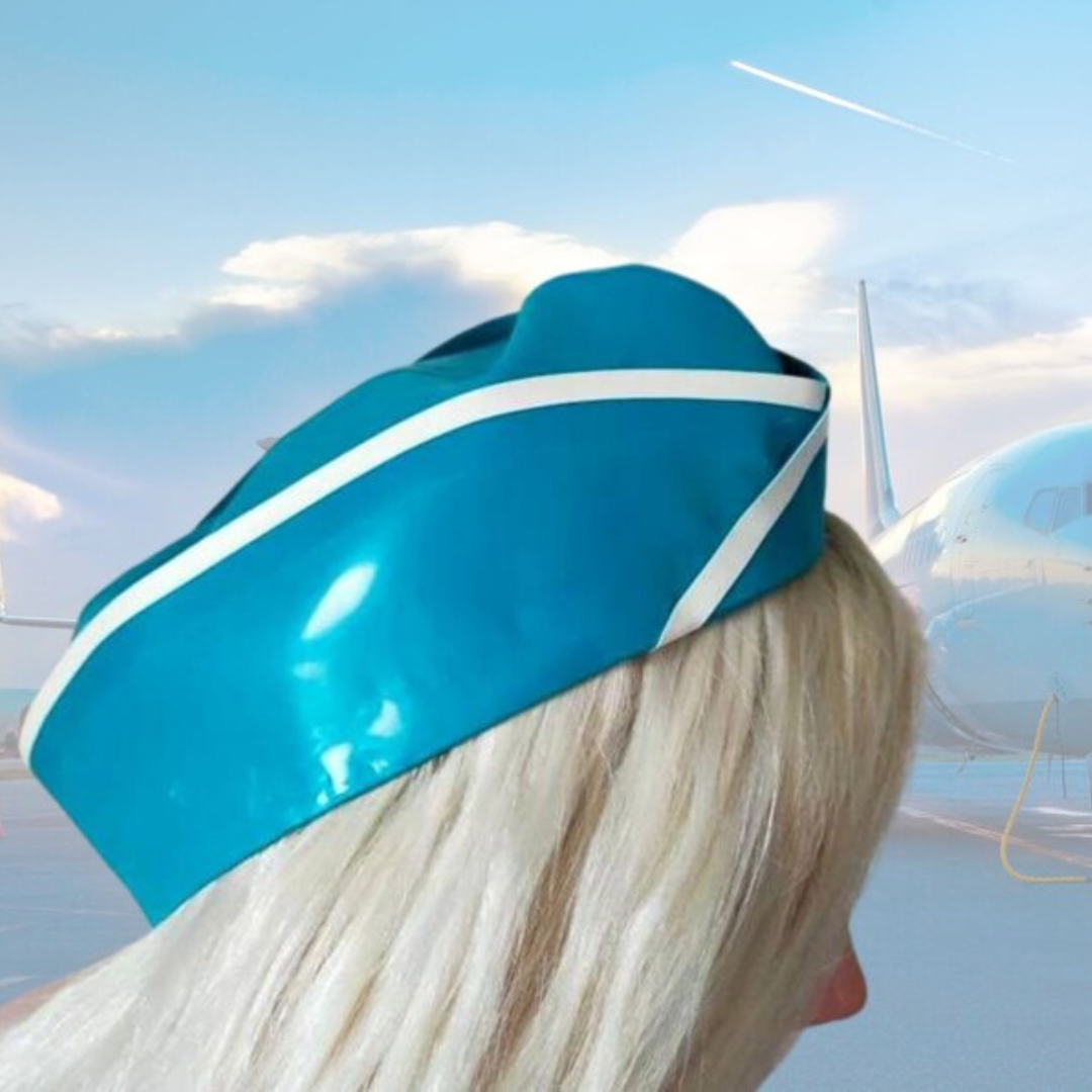 Latex Airline Cap