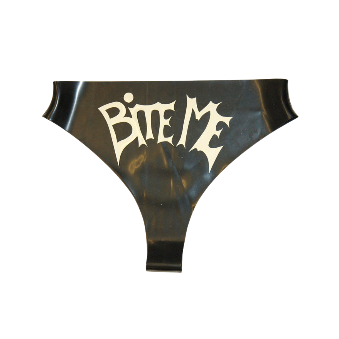 Latex Bite Me Thong