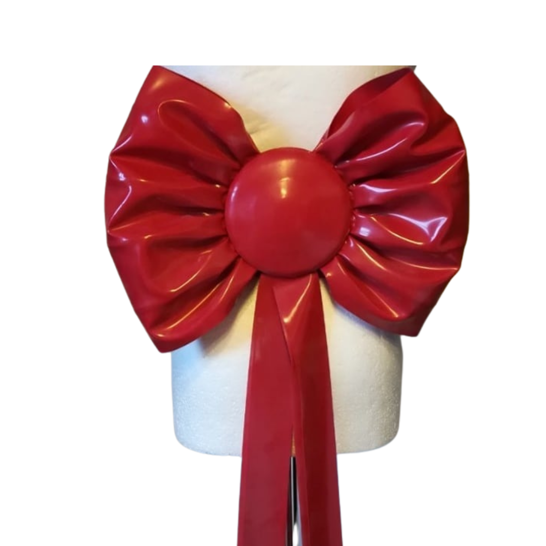 Latex Bow Belt Large