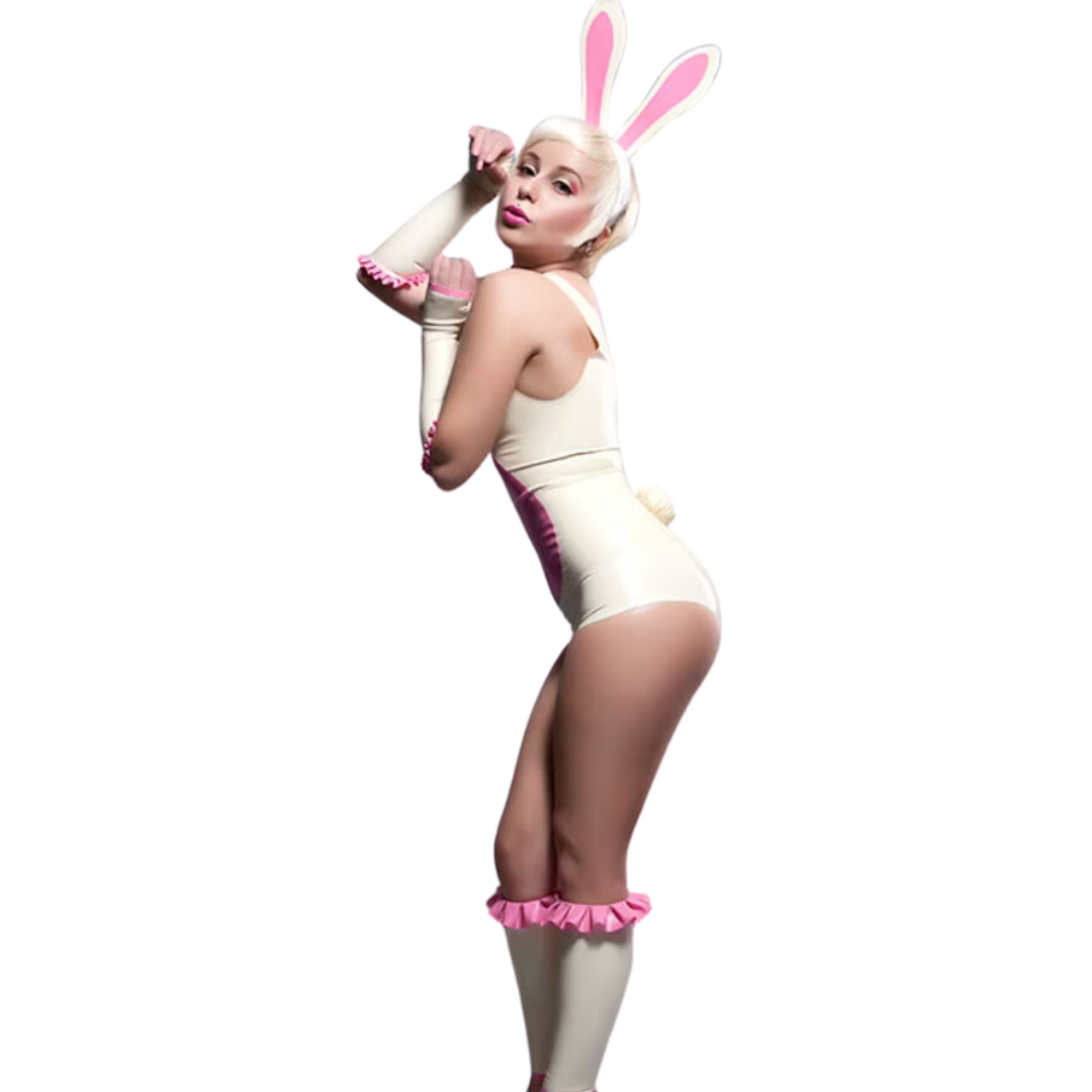 Latex Bunny Girl Costume