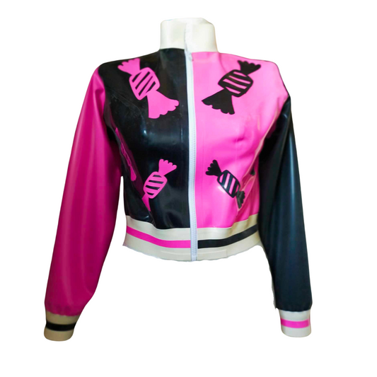 Latex Candy Varsity Jacket