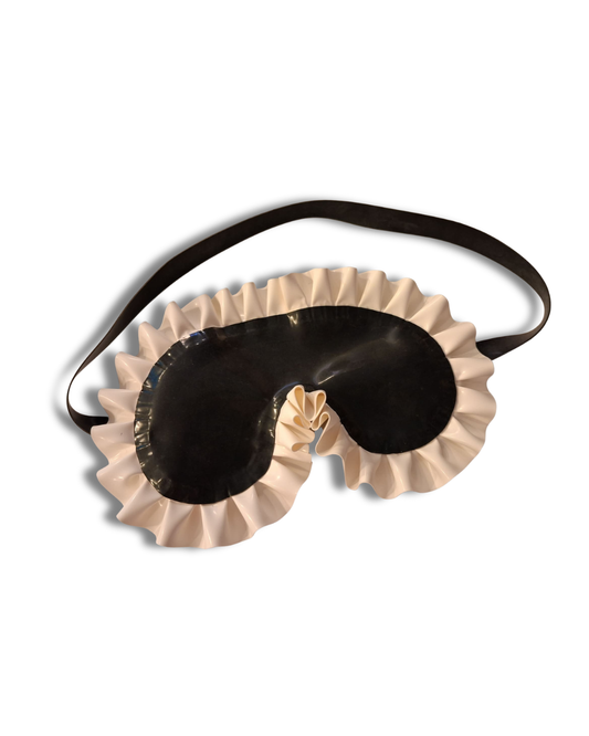 Latex Eye Mask with Frills