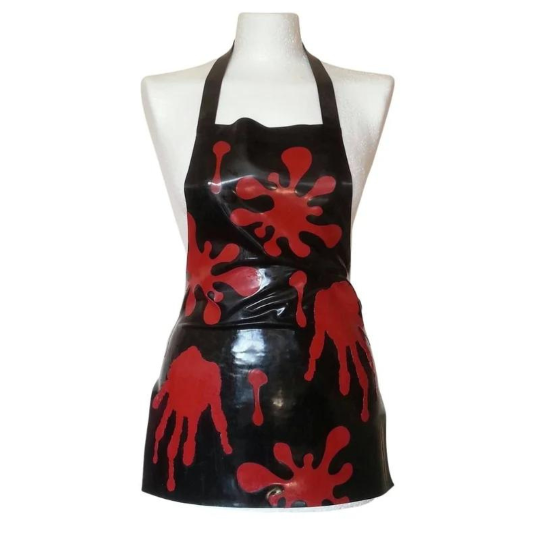 Latex Hand Print Apron