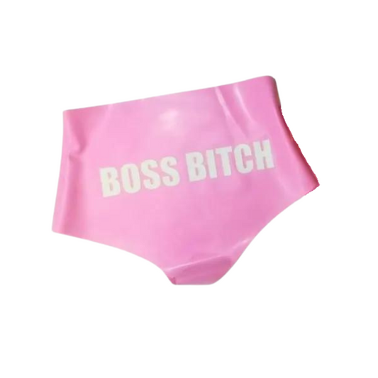 Latex Knickers with Text