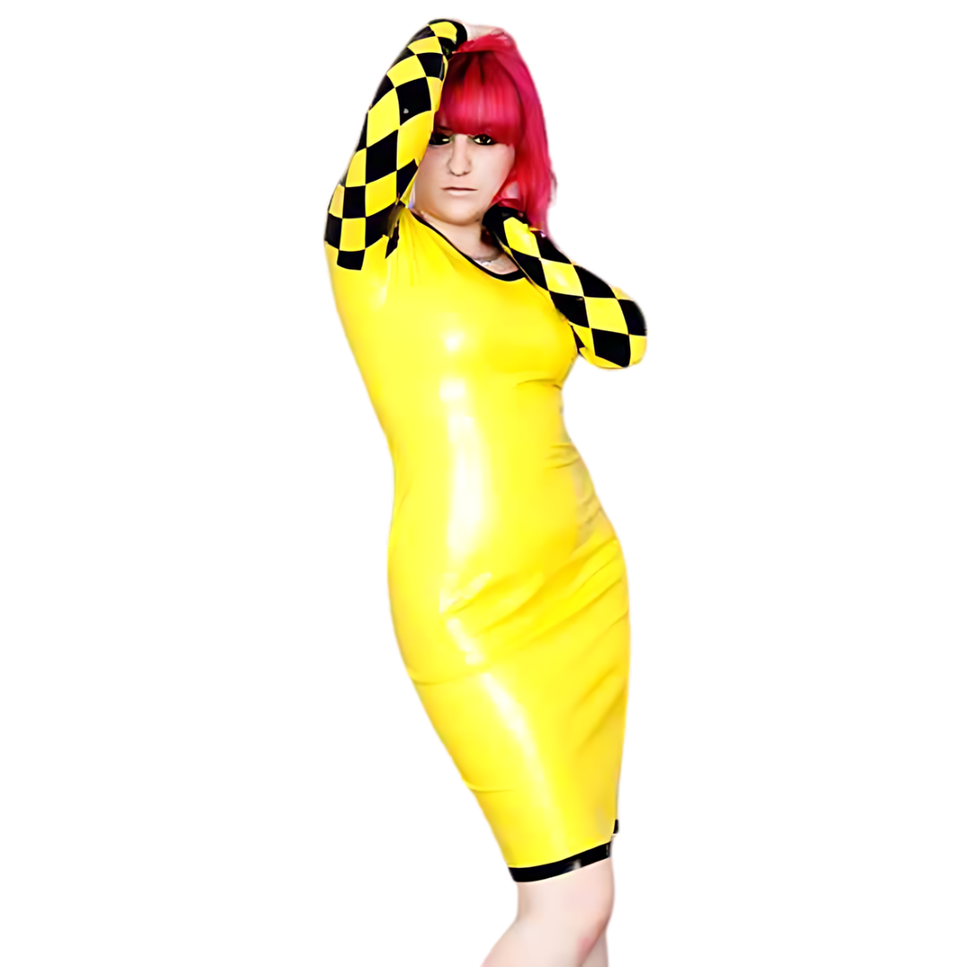 Latex Racer Dress