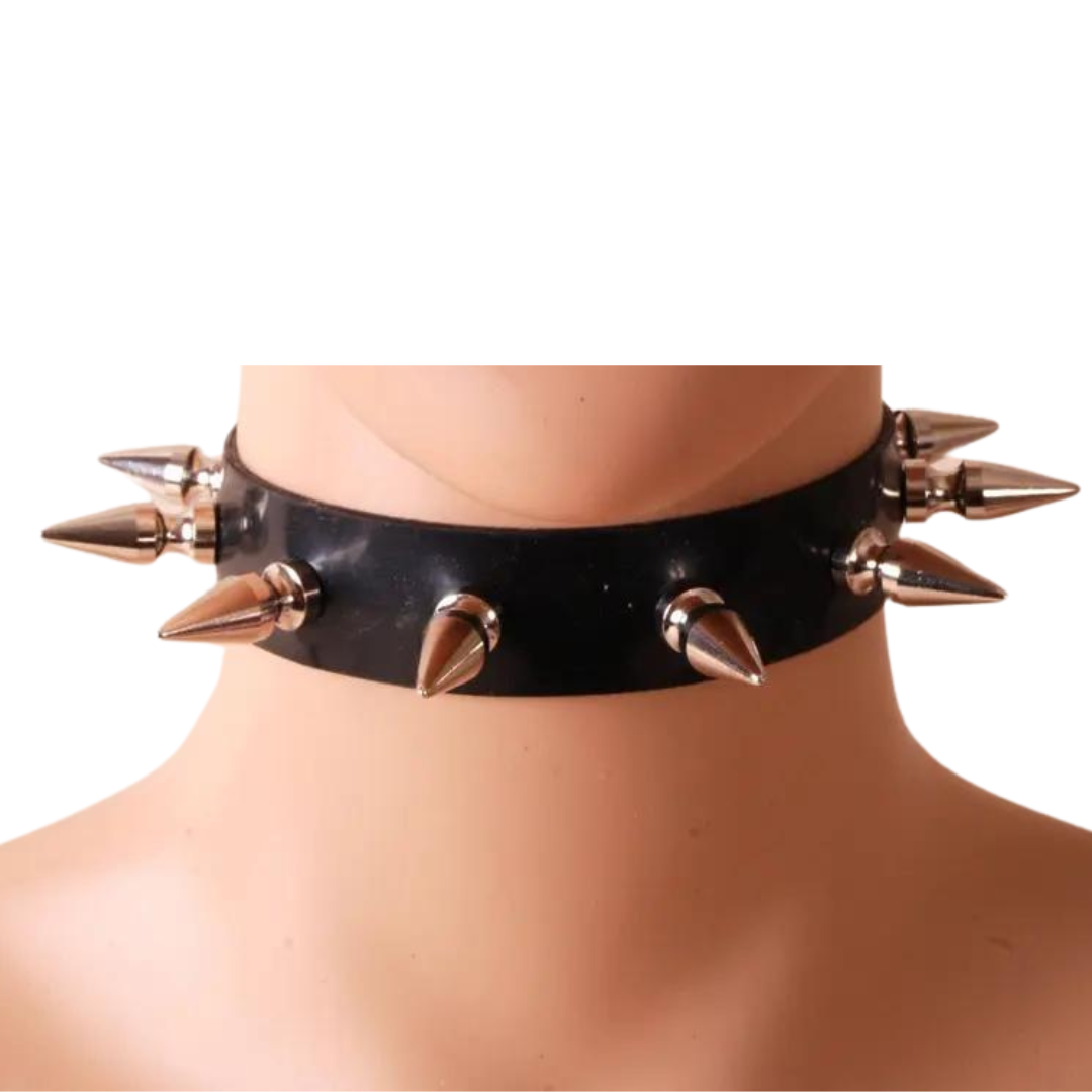 Latex Stud Collar