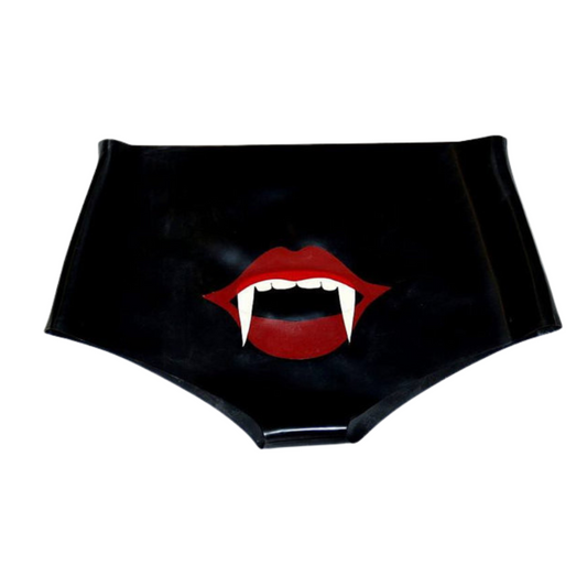 Latex Vampire Lips Knickers