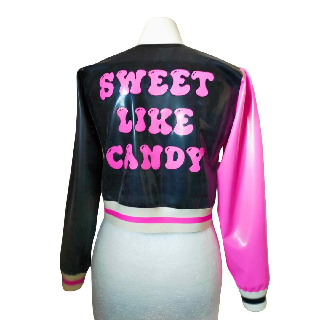 Latex Candy Varsity Jacket