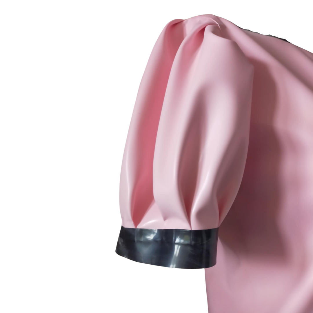 Puff Sleeve Latex Maid Dress