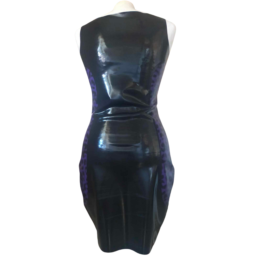 Leopard Print Latex Bodycon