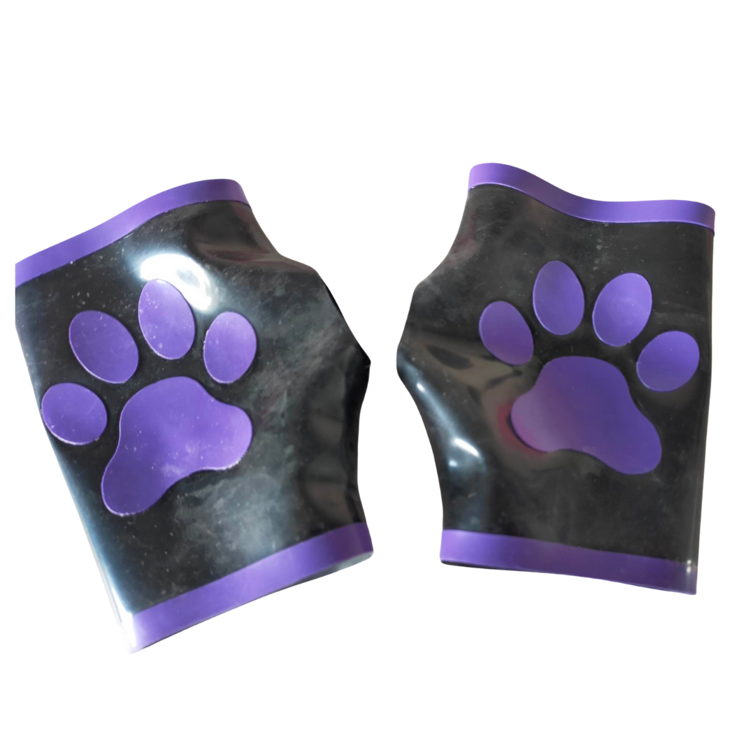 Latex Paw Print Gloves