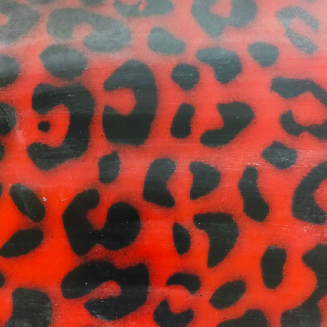 Leopard Print Latex Bodycon