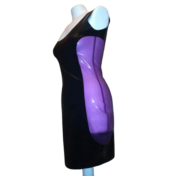 Translucent Latex Panel Bodycon Dress – Fetasia Latex