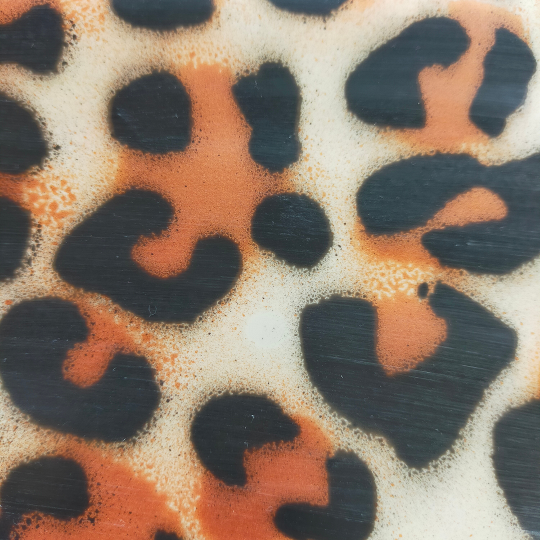 Leopard Print Latex Bodycon