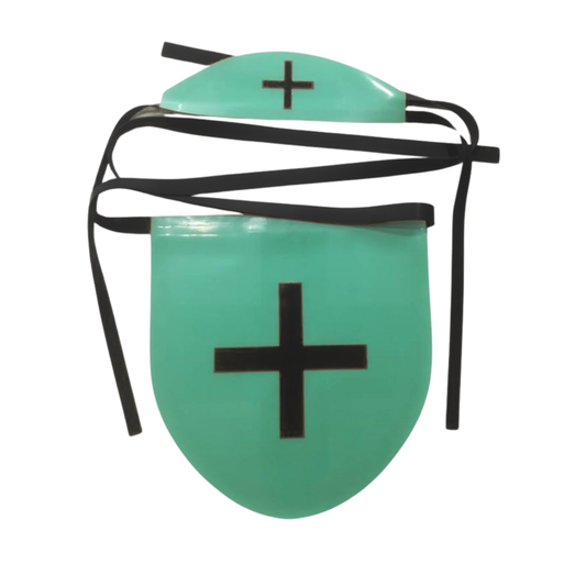 Latex Nurse Apron Set