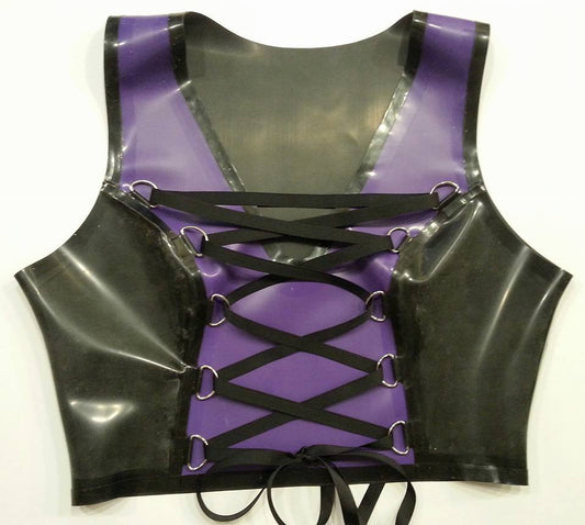 Latex D Ring Top