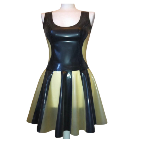 Translucent Latex Sunray Dress